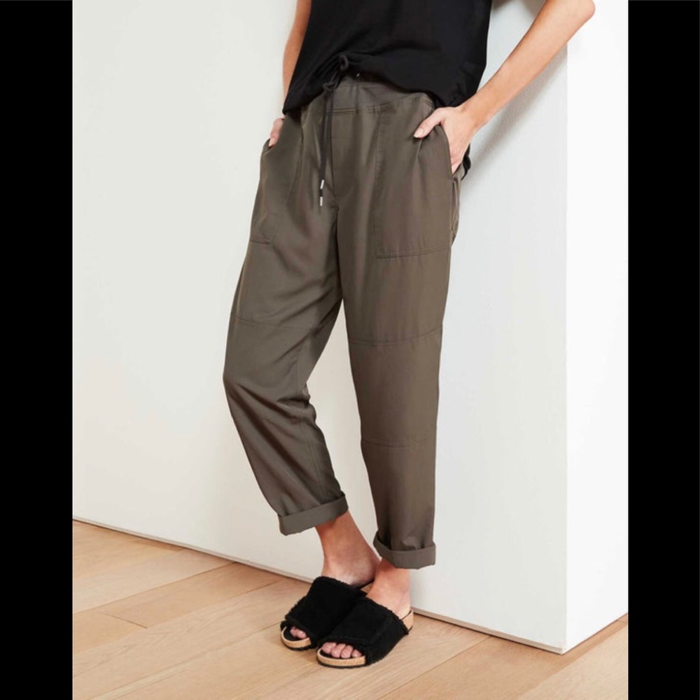 James Perse lightweight utility pants size 2 color Platoon